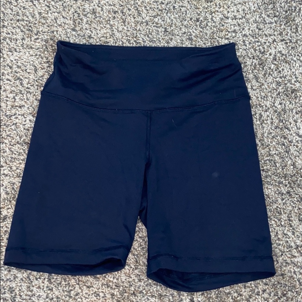Navy blue biker shorts - worn once
